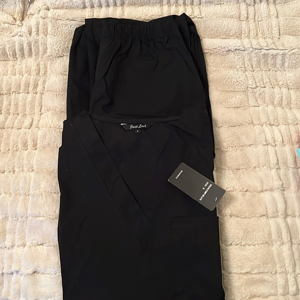 NWT scrubs black